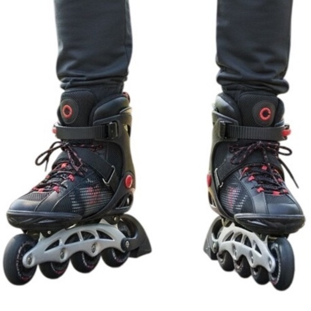 5th Element ST-80 Inline Skates Black Red 84mm Wheels‎ ABEC-7 Aluminum Frame 10